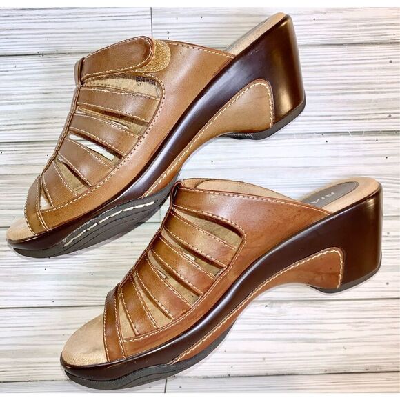 Rialto Brown Sugar Valencia Comfort Clog S:8.5 - Picture 3 of 10